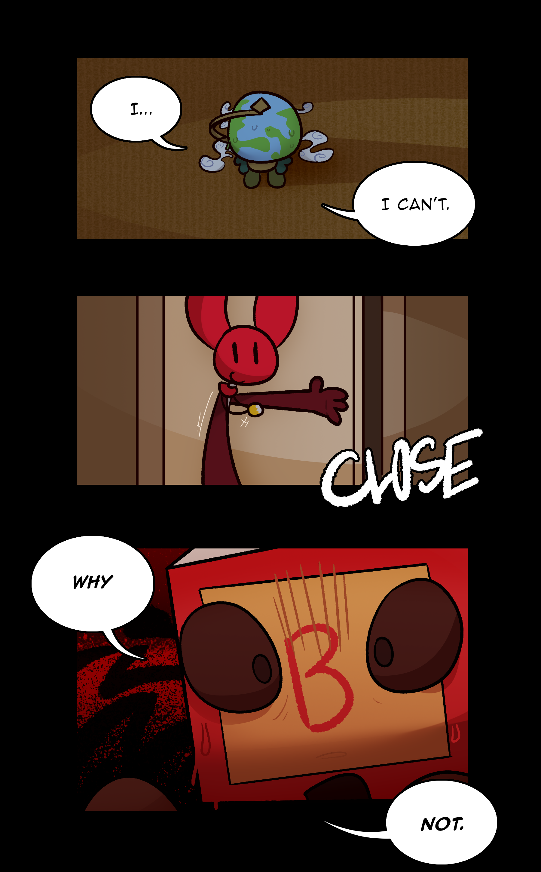 PERIDOT: I... I can't. / [Door closes] / MADELINE: WHY NOT.